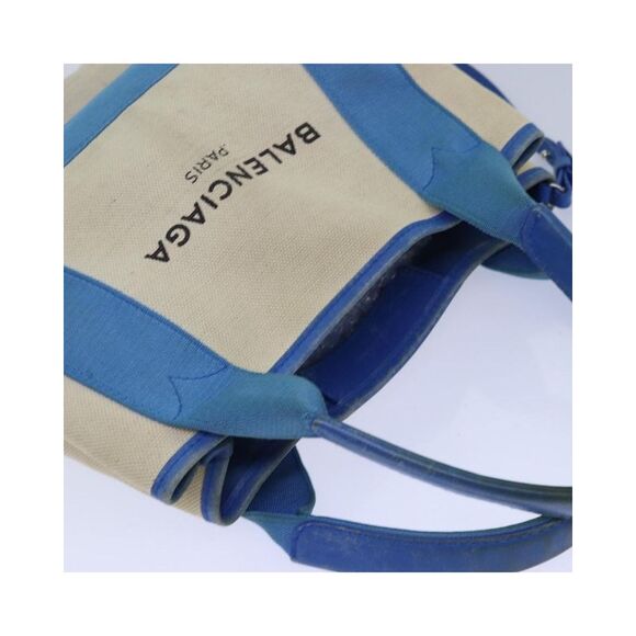 Pre Loved Balenciaga Everyday Tote XS Canvas Tote Bag Women Beige Handbags - Picture 6 of 8